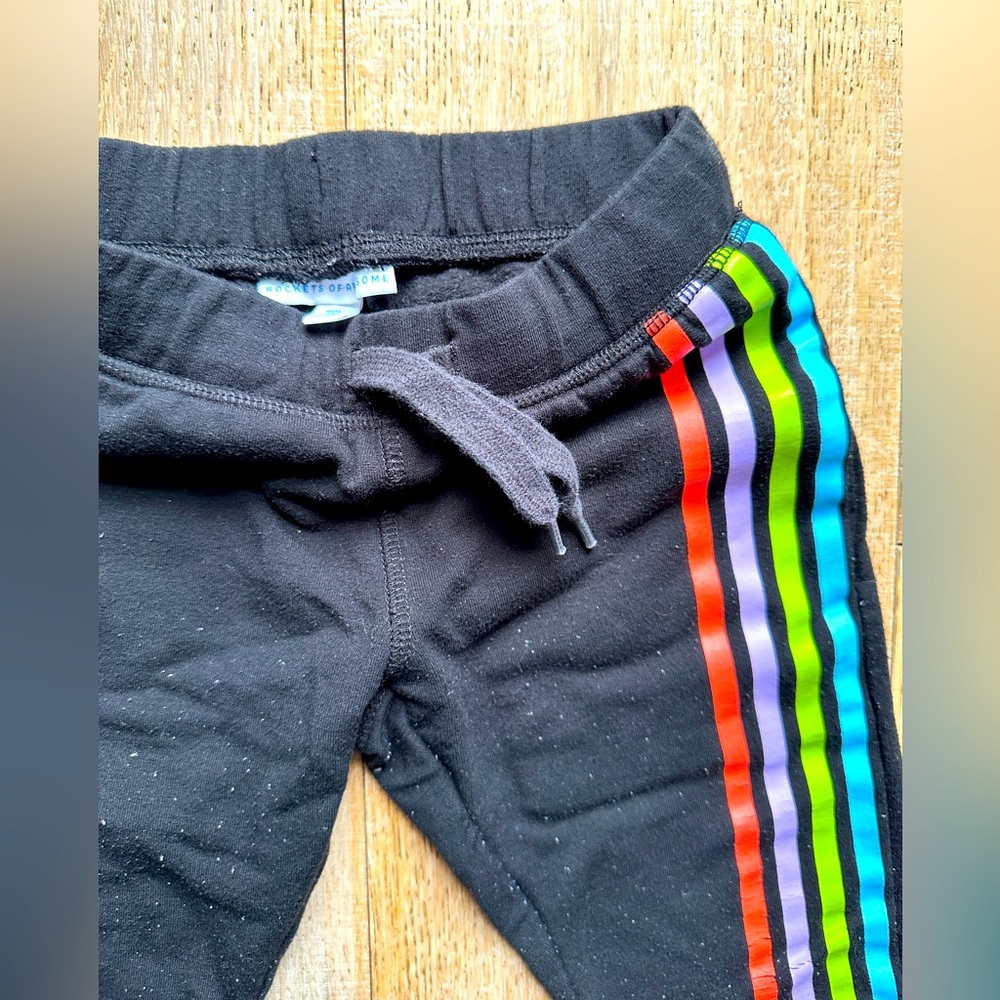 Rockets of Awesome - multicolor striped sweats